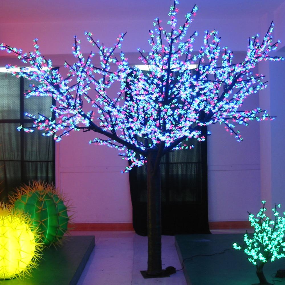 Hot sale outdoor artificial LED cherry blossom tree with led lights