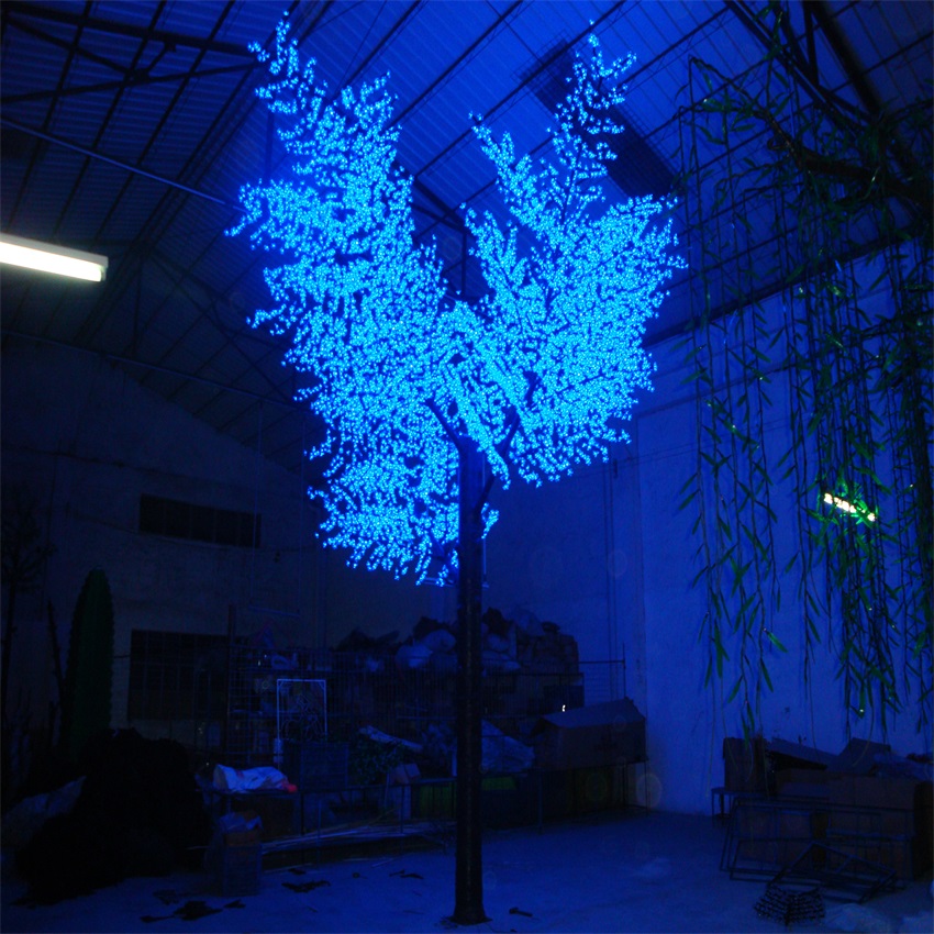 Hot sale Christmas decoration holiday lighting led color changing cherry blossom tree
