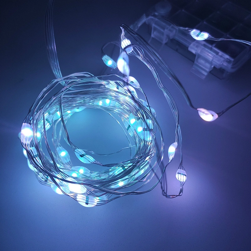 Waterproof Remote Control Fairy Lights Battery  multicolor String Copper Wire LED string light