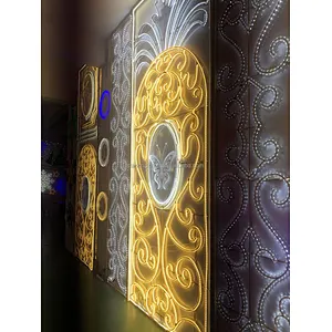 2D  eid cross street  Ramadan  The  God pot Outdoor waterproof landscape decoration  led motif light