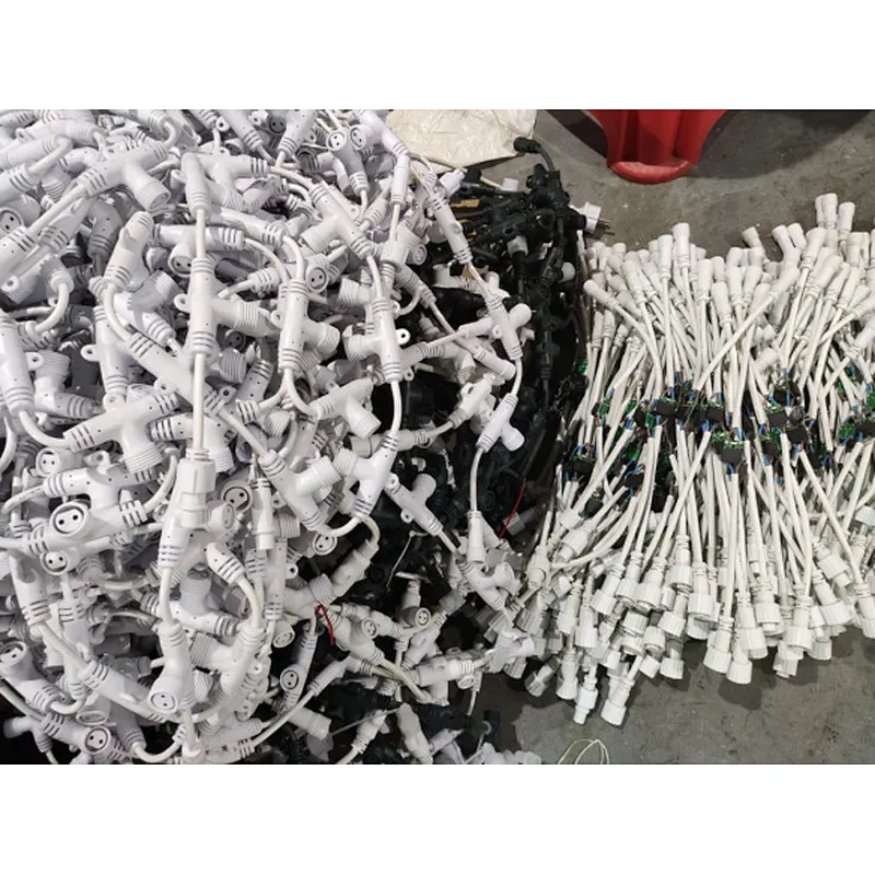 Plugs of various specifications  the white black wire   Manufacturer wholesale   Light fittings   accessories