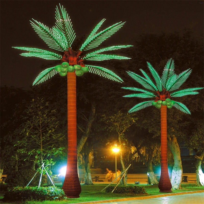 High quality Christmas decoration tree light Led Coconut Palm Tree Light Palm Tree With Led Light