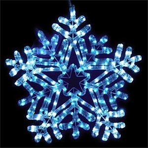 Christmas snowflake Rope Led Holiday Decoration motif light