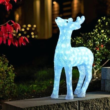 Customized outdoor holiday led deer led motif light for Festival