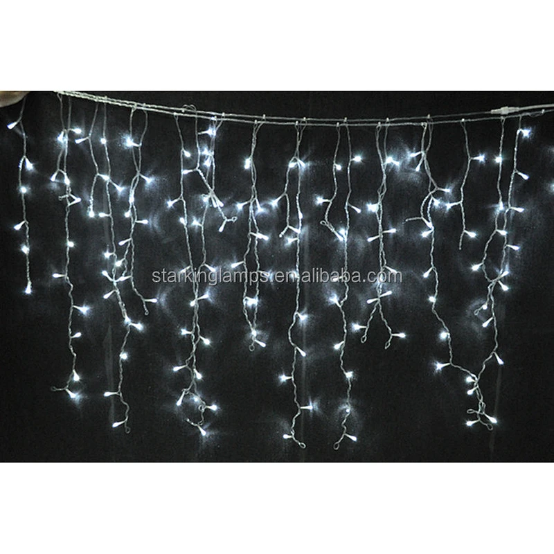 STARKING Led Icicle Christmas String Lights  Modes with Timer Icicle Lights for Roof Home Garden Outdoor Indoor Eave