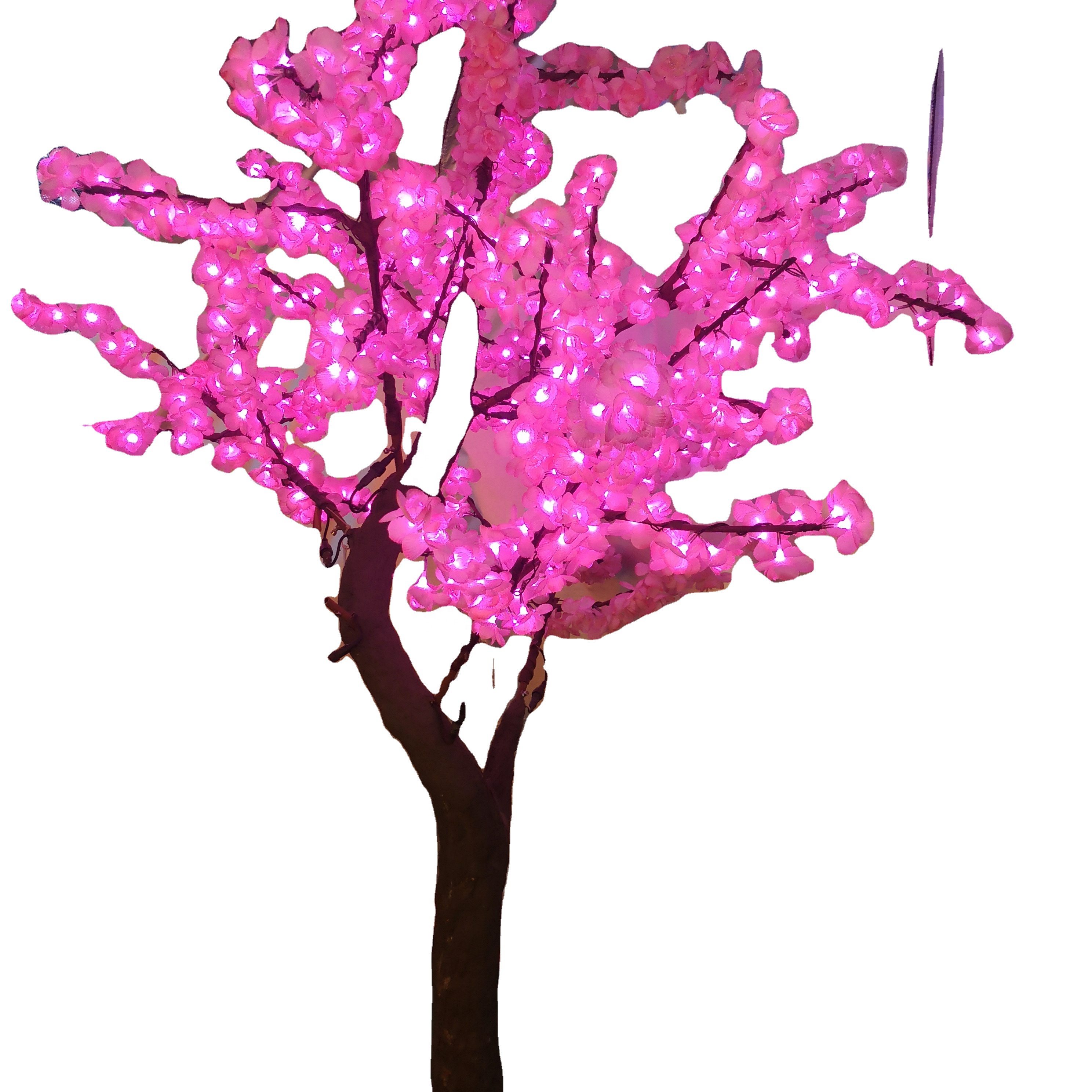 HIGH-LUMEN ARTIFICIAL PINK CHERRY BLOSSOM OUTDOOR LIGHTING TREE FOR OUTDOOR PROJECT DECORATION OR PARK