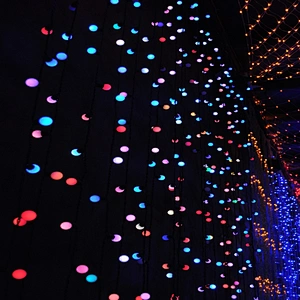 Window Curtain  Outdoor Indoor Wall for Christmas Home Garden Decorations  LED STRING LIGHT