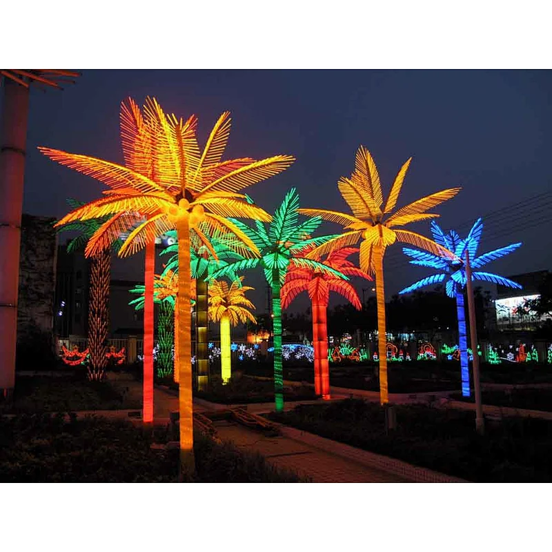 High quality Christmas decoration tree light Led Coconut Palm Tree Light Palm Tree With Led Light