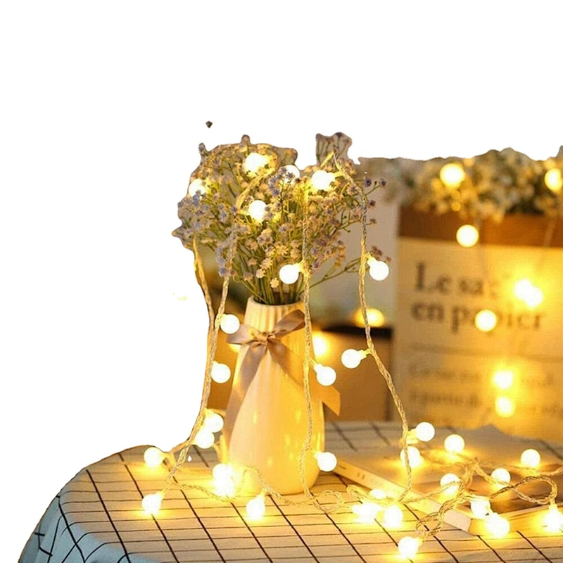 10M LED Globe Ball Atmosphere enhances decoration engineering  Indoor Outdoor Party Wedding String Fairy Light