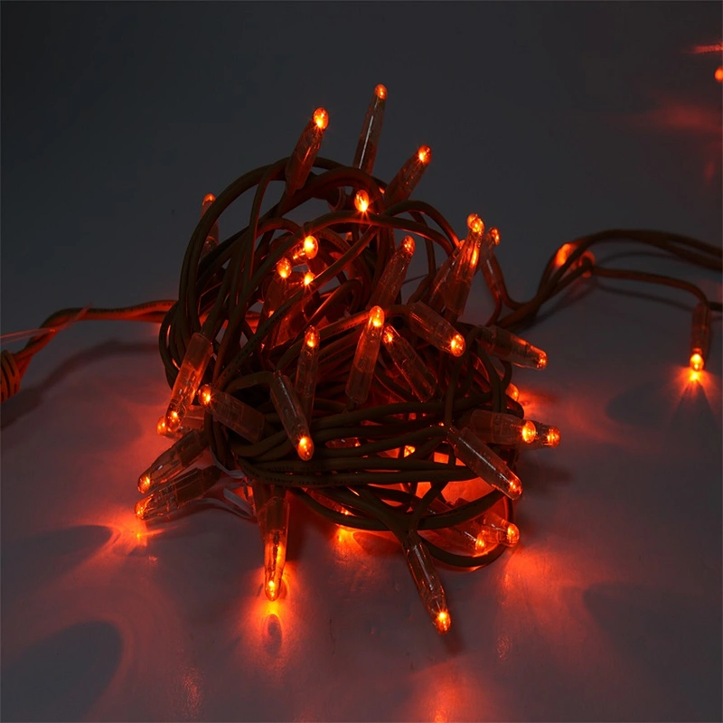 Hot sale outdoor Christmas decoration waterproof IP65 pvc led light chain, led garland string light