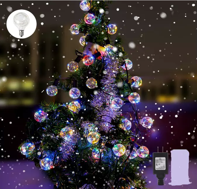 The new Christmas Tree ornament Wedding Home Party Decorative New Year LED String  ball Lights Flash  Fairy Garland light