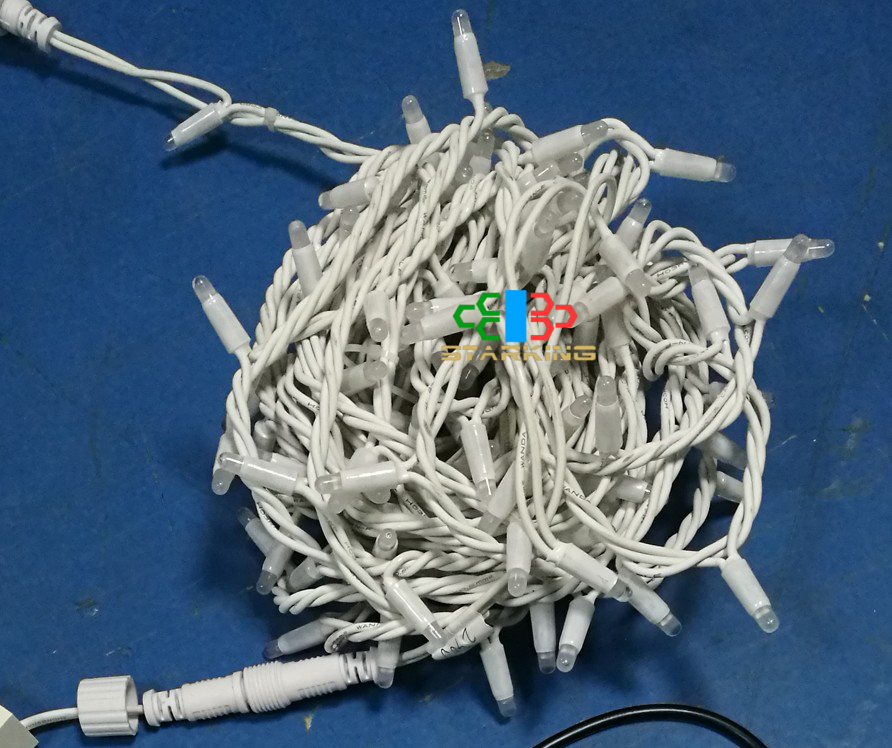 TOP 2 Wholesale  led bullet fairy string light all color lamp with flashing string light rubber garden project decoration