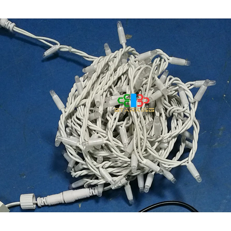 TOP 2 Wholesale  led bullet fairy string light all color lamp with flashing string light rubber garden project decoration