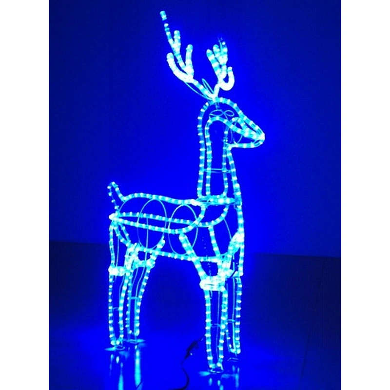 3D best-selling Factory direct wholesale Christmas outdoor waterproof landscape decoration  all kinds of deer led motif light