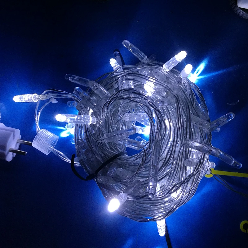 Outdoor indoor christmas light PVC cable warm white led lamp with flashing string light fairy garden light decoration