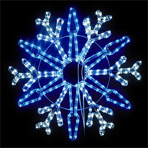 2021 hot sale 103*99 cm 2D snowflake motif light