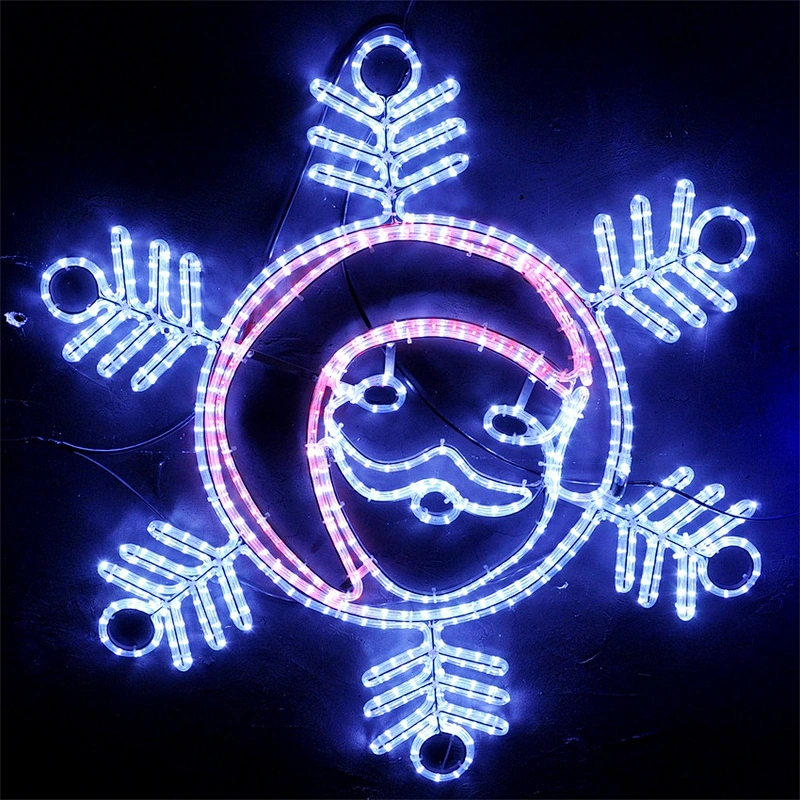 Christmas snowflake Rope Led Holiday Decoration motif light