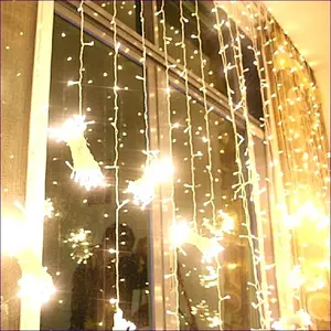 Outdoor waterfall cascading LED falling tree drop fairy lights for wedding Christmas tree decoration