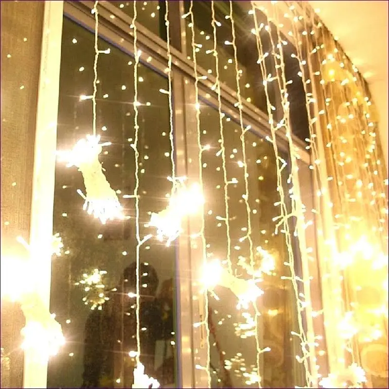 Outdoor waterfall cascading LED falling tree drop fairy lights for wedding Christmas tree decoration