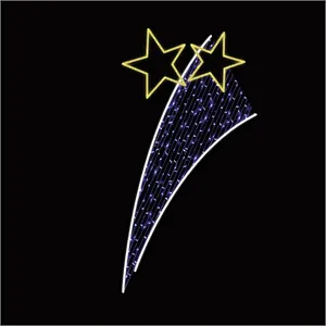Holiday christmas Lighting Decoration Large Project LED Rope Light Motifs