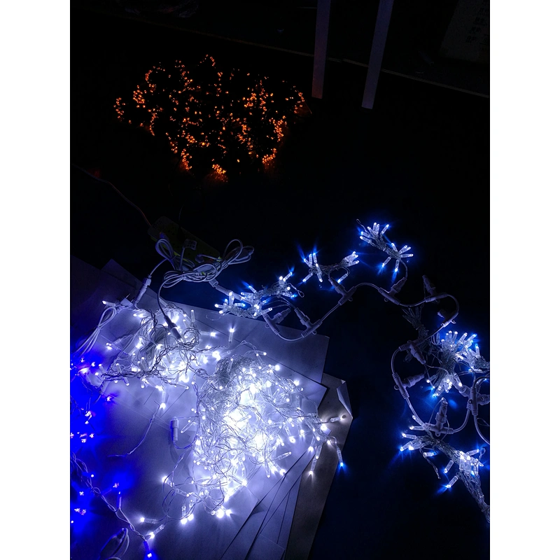 Home Garden IP65 Pvc Rubber decoration string light different beautiful color flashing romantic