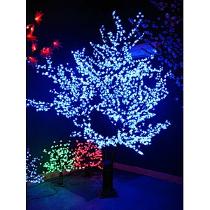 Factory direct sales wholesale high quality outdoor decoration holiday wedding foil artificial ed cherry blossom tree