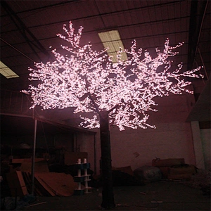 Hot sale Christmas decoration holiday lighting led color changing cherry blossom tree