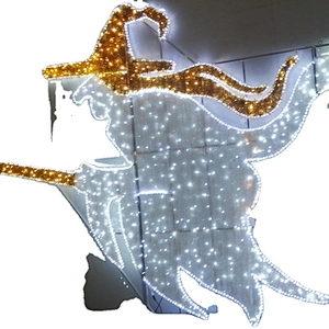Custom CE Standard Christmas Outdoor Decoration Street  Halloween LED Motif c