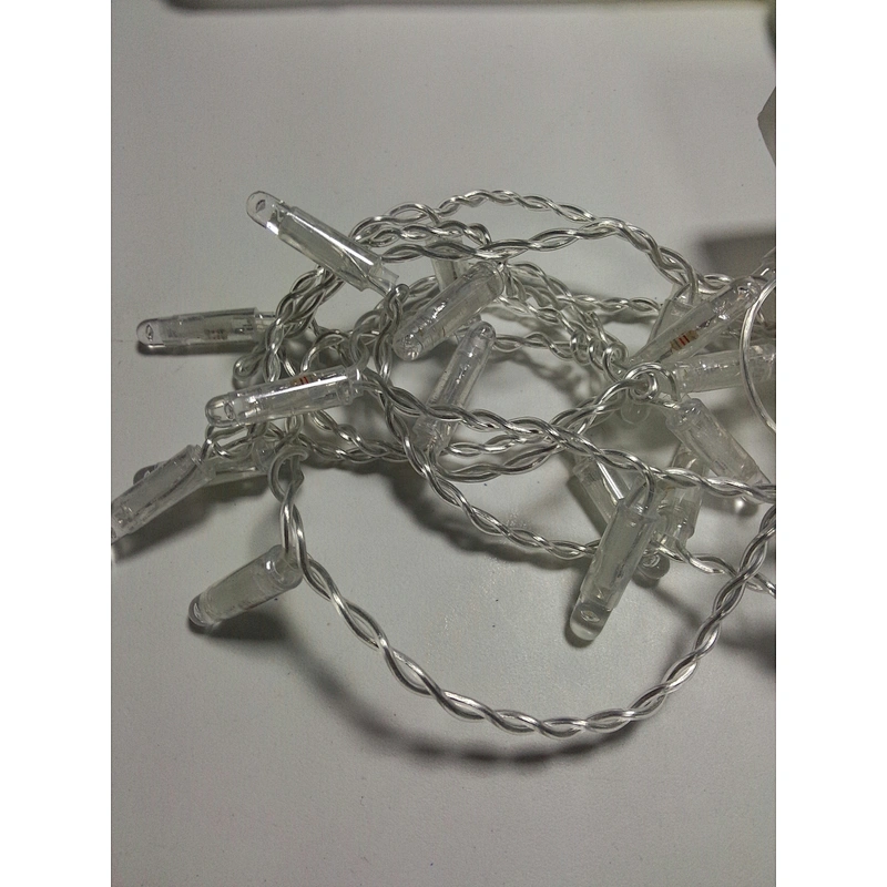 TOP 2 Wholesale  led bullet fairy string light all color lamp with flashing string light rubber garden project decoration