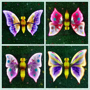 Outdoor waterproof Simulation luminous Little bee   ground Park Landscape Courtyard ornament Decoration wholesale Led  Light