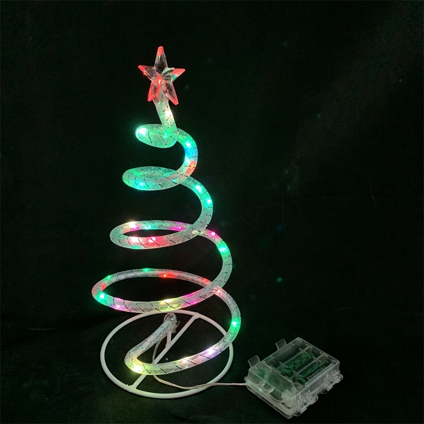 Low voltage copper wire string light material  3AA battery 3D motif light