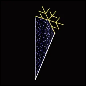 Holiday christmas Lighting Decoration Large Project LED Rope Light Motifs