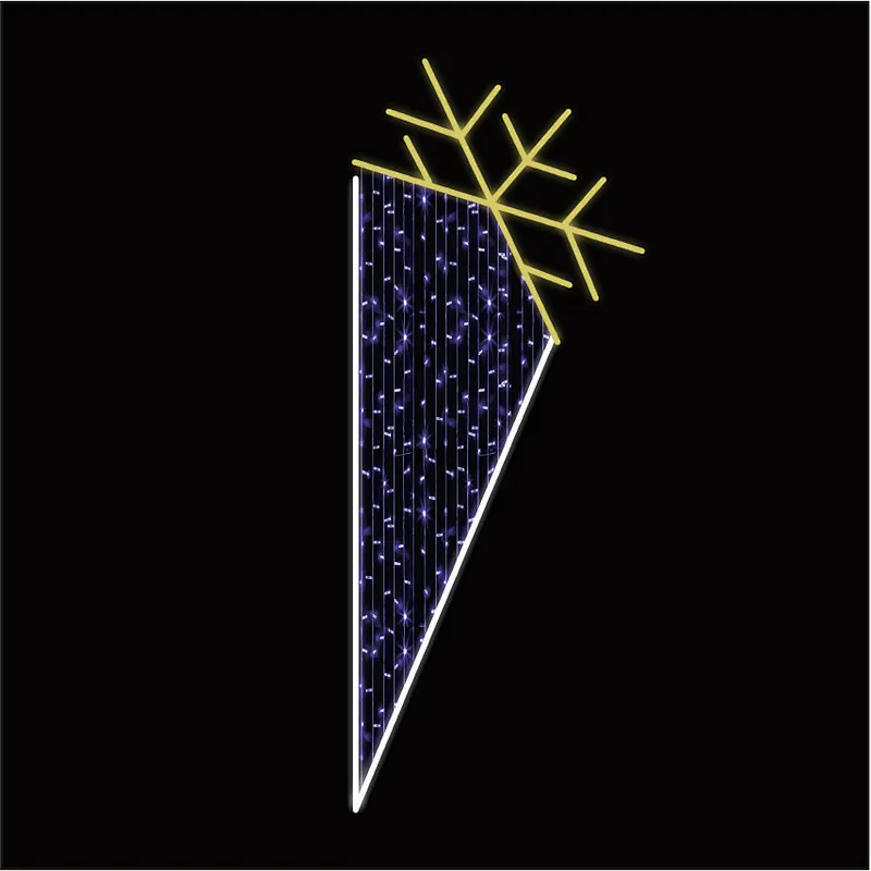 Holiday christmas Lighting Decoration Large Project LED Rope Light Motifs