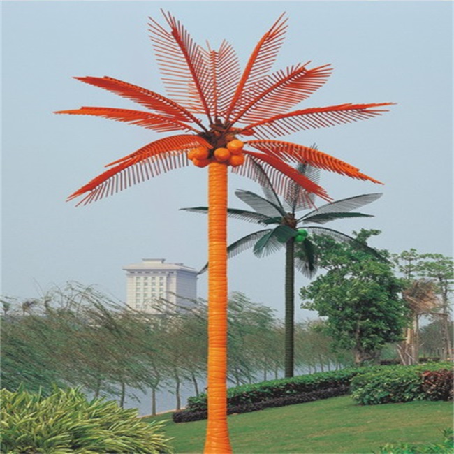Outdoor Christmas Lighting LED Artificial Coconut Palm Tree