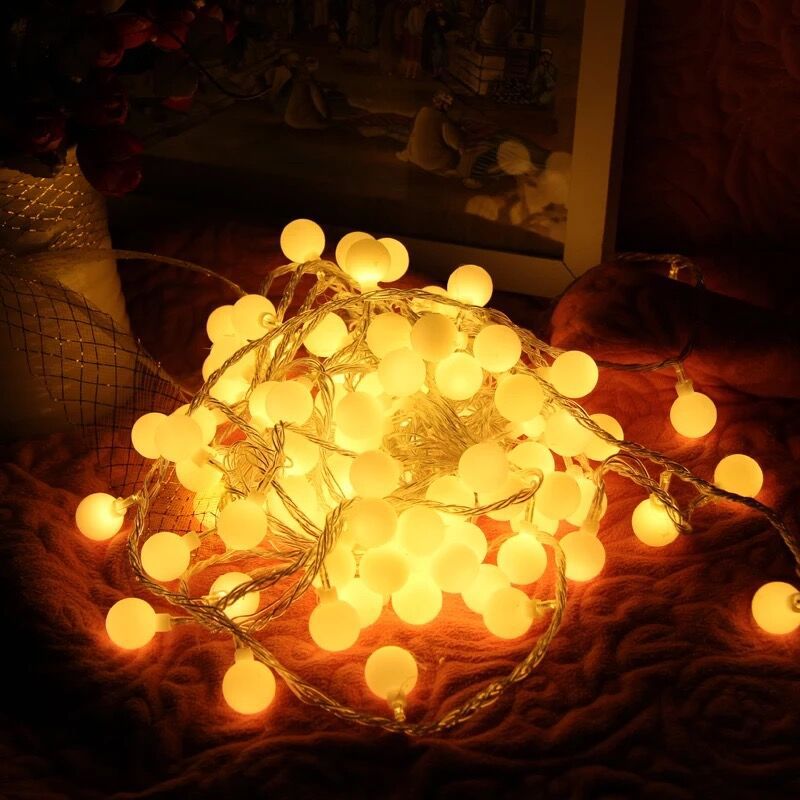 33 FT 100 LED Globe Ball String Lights Fairy String Lights Decor for Indoor Outdoor Party Wedding Christmas