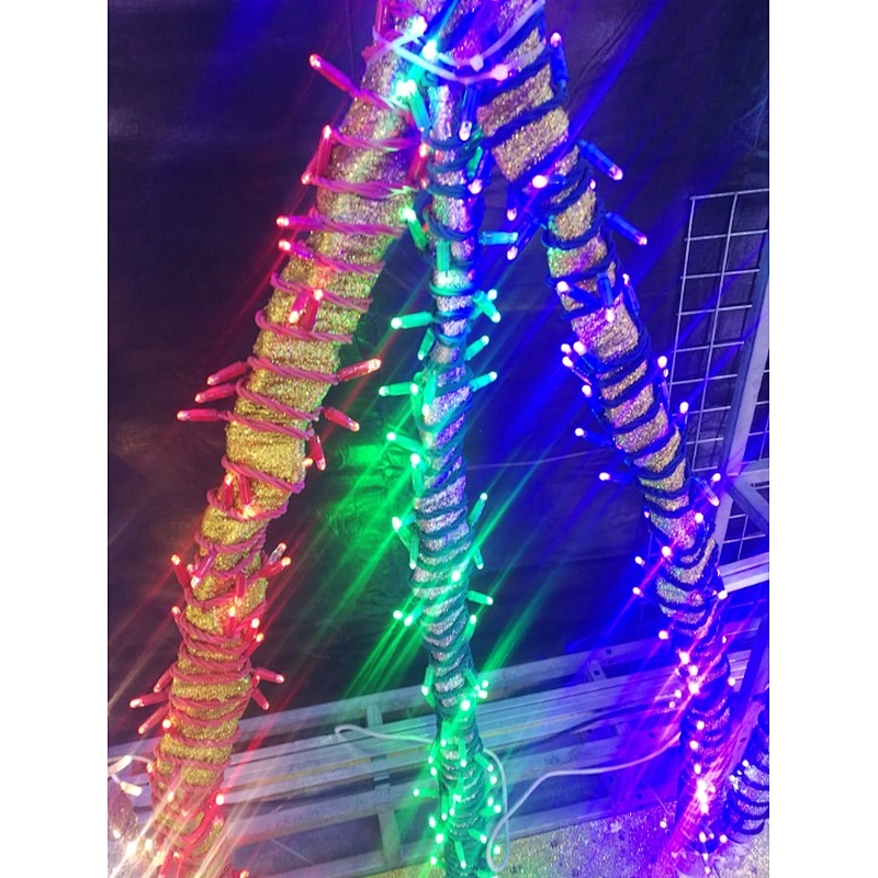 Outdoor IP68 Color Changing Led Christmas Lights Quantity Luminous Lamp Technology Customized PVC Rgb Power Style Controller Smd