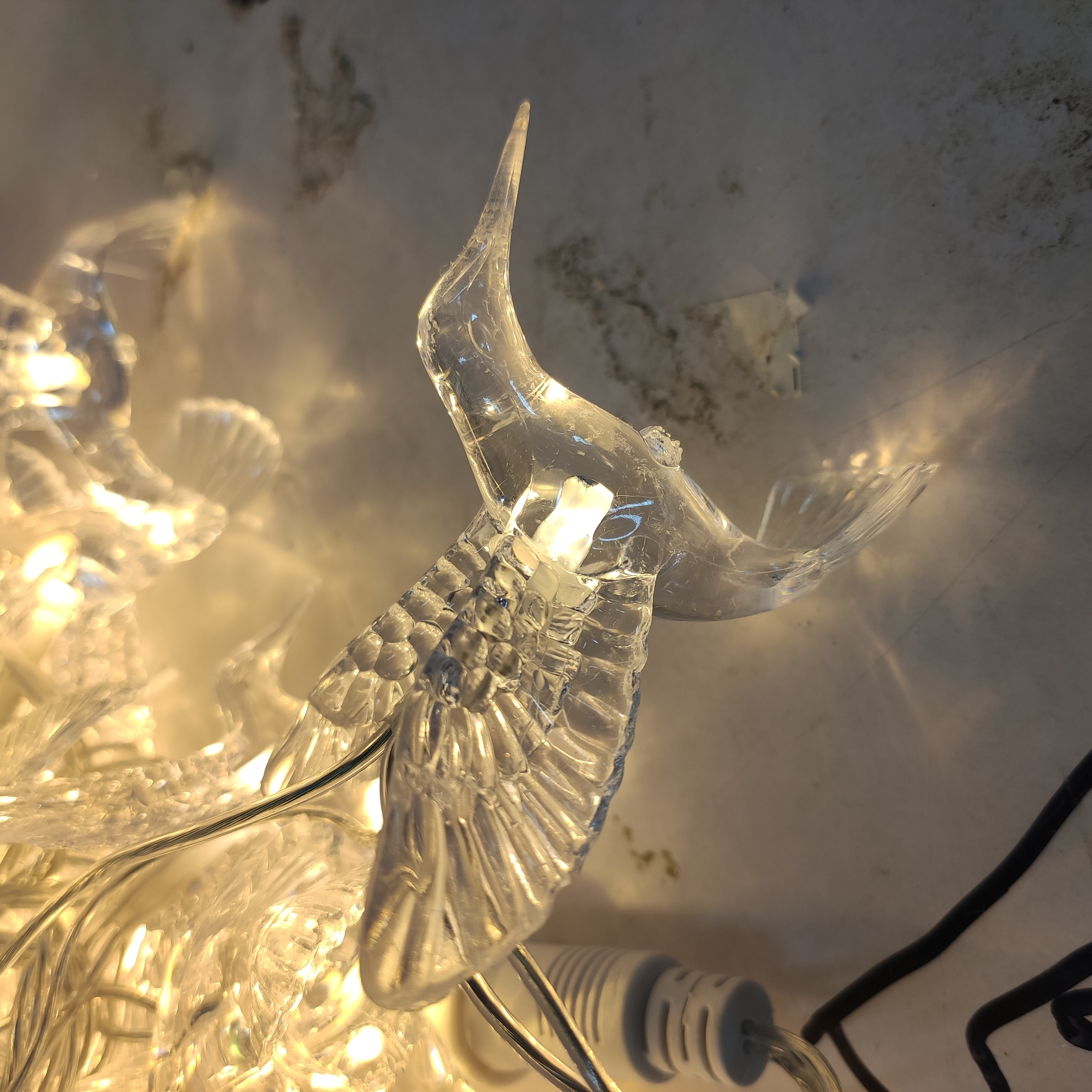 welovexmas Chweihnachtsbeleuchtung  Vogel lichtdekoration
