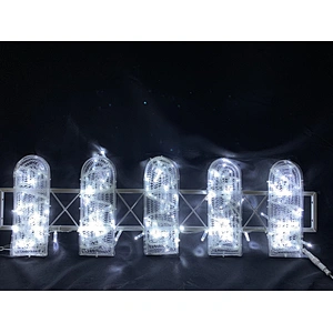 2021 hot sale 100cm fence motif light for outdoor garden park decoration light