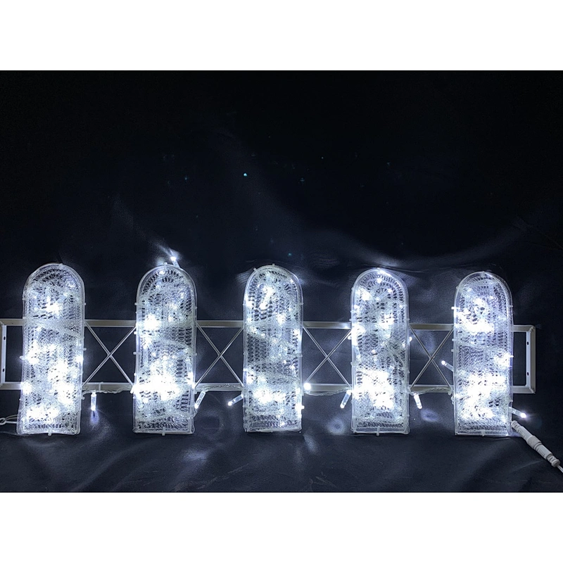 2021 hot sale 100cm fence motif light for outdoor garden park decoration light
