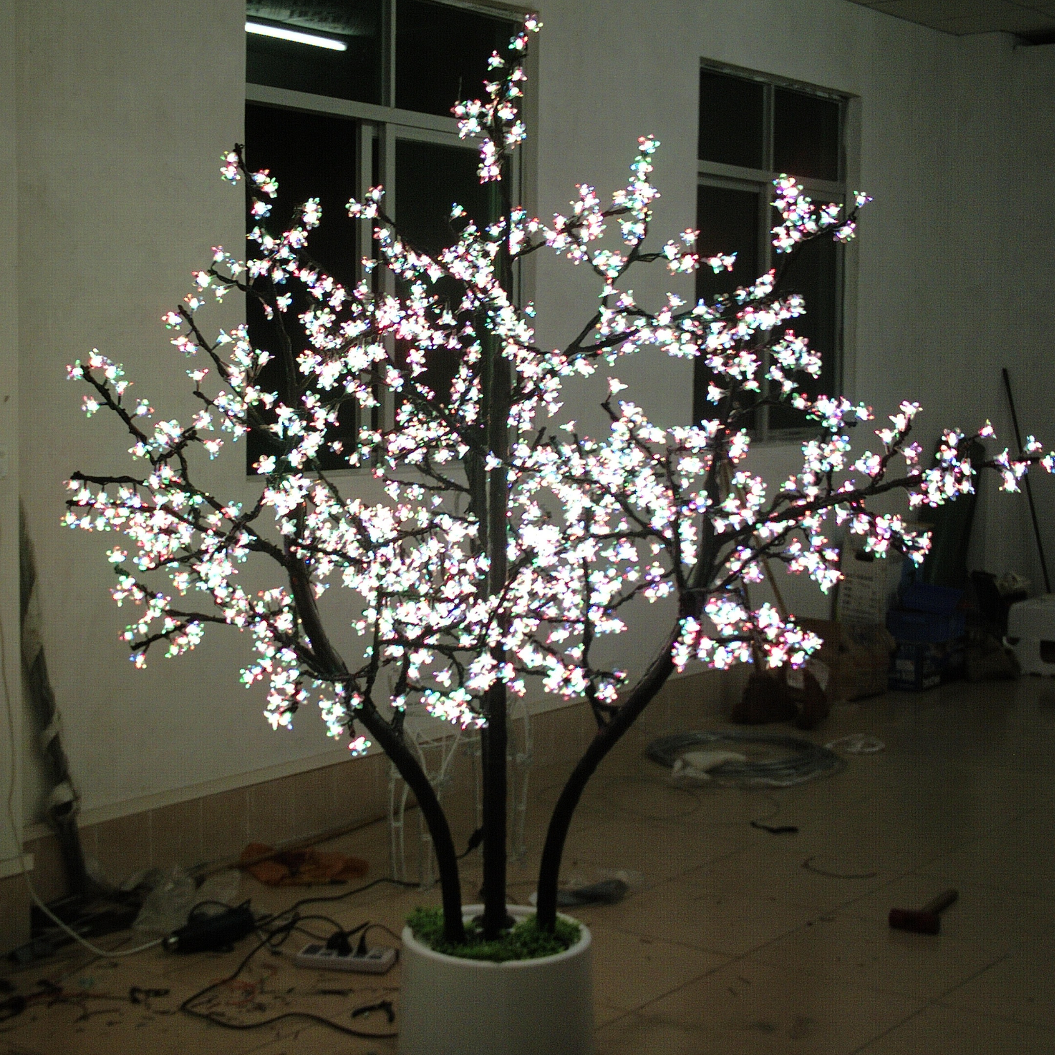 Holiday blossom cherry tree light Christmas led tree light