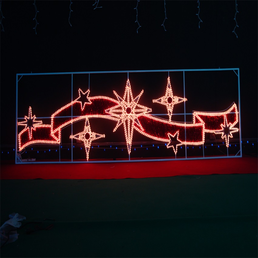 Outdoor waterproof Large-scale engineering landscape  holiday   Christmas Commercial Decorations   Motif Led Street Light