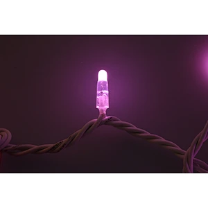 New item 360 degree glow 10m-100led  pink rubber wire led string light Christmas star twinkle lights tree lights