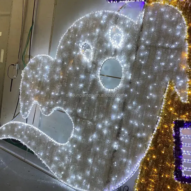Custom CE Standard Christmas Outdoor Decoration Street  Halloween LED Motif c
