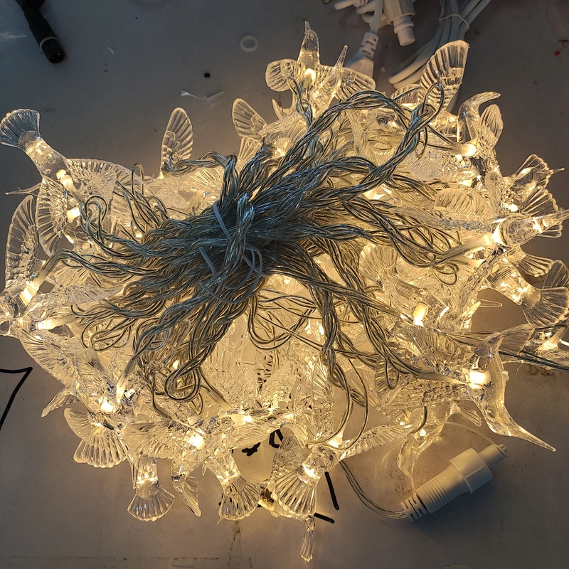 welovexmas Chweihnachtsbeleuchtung  Vogel lichtdekoration