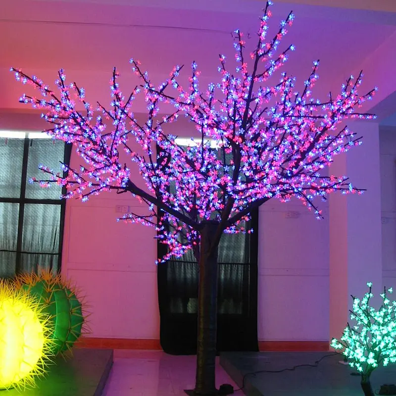Wholesale  LED Cherry Blossom Tree Light for Wedding Event Decoration Outdoor LED Tree Lights