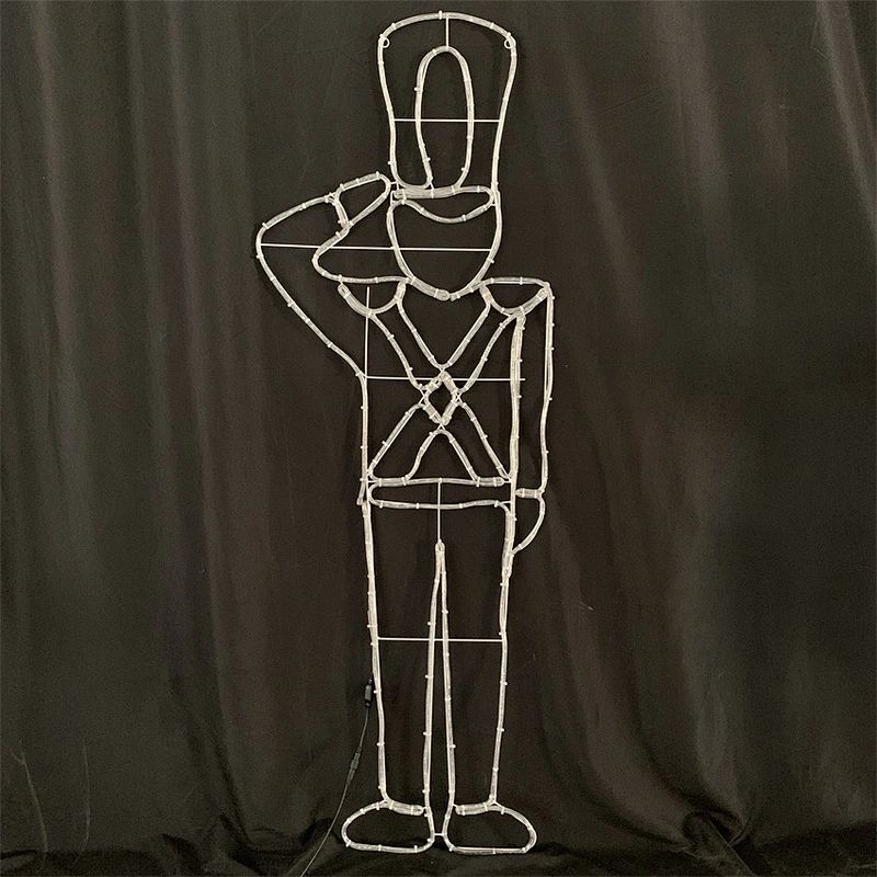 High quality 200cm height soldier 2D motif light