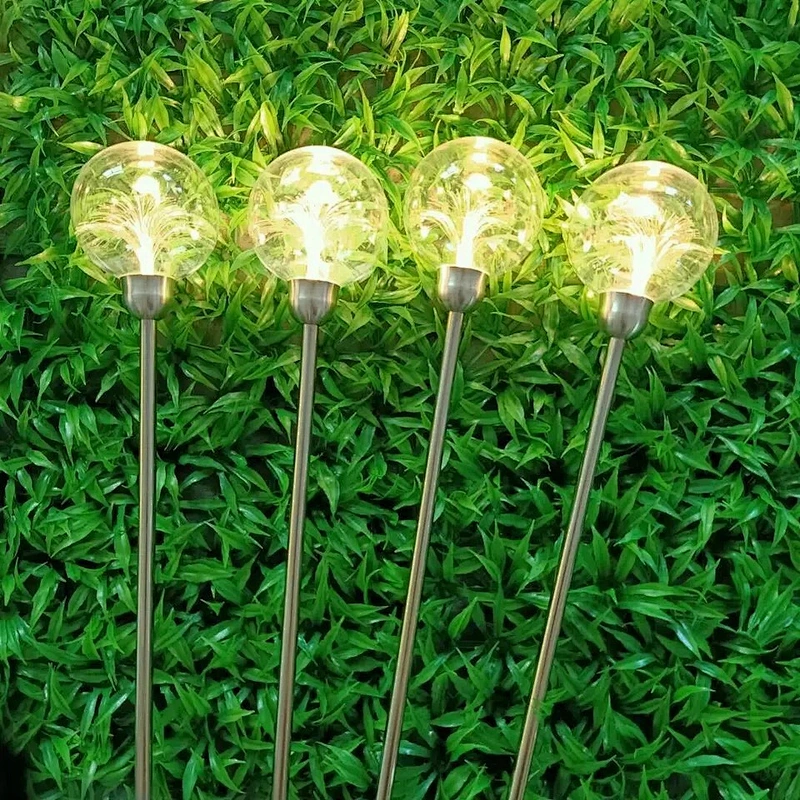 Outdoor Simulation Flower Courtyard Decoration Park Landscape Led grain Flower Light Decorative Flowers