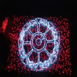 LED Christmas motif light rope light material street motif decoration light