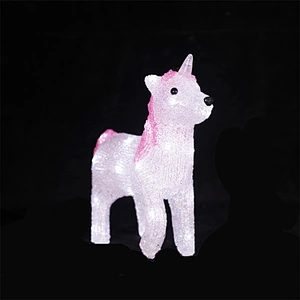 Outdoor small cute acrylic animal figure sculptures penguin motif lights for christmas decoration