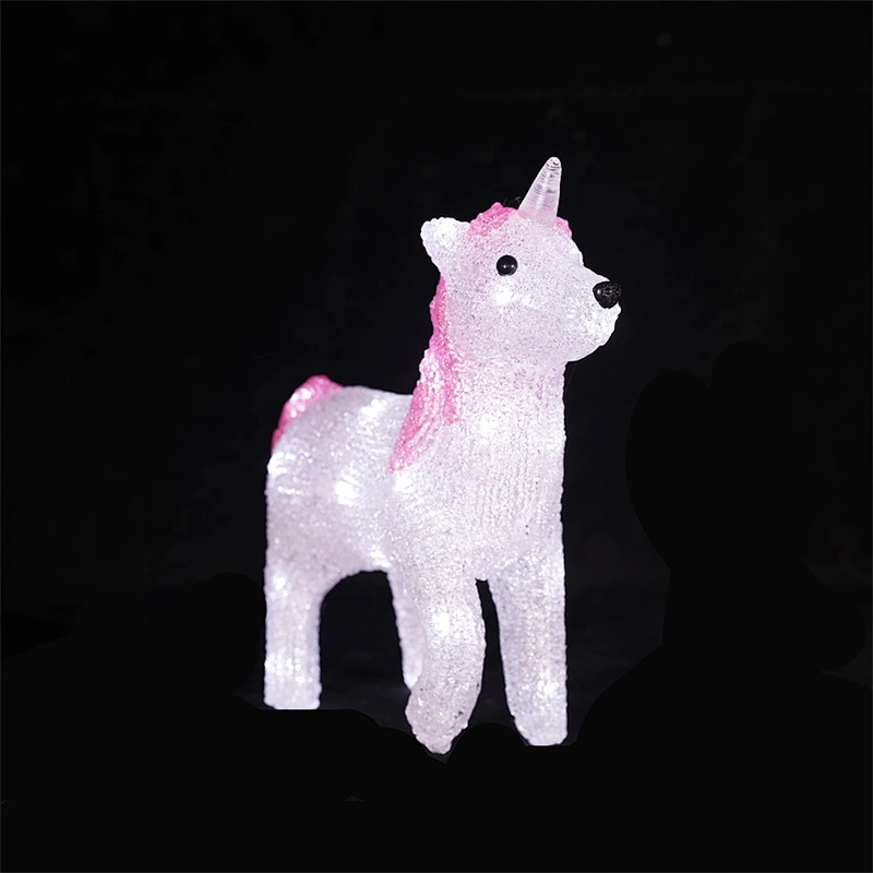 Outdoor small cute acrylic animal figure sculptures penguin motif lights for christmas decoration